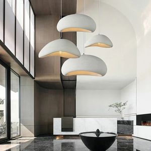 Modern Wabi-Sabi LED Pendant Light for Living Room Home Decorations Dining Bedroom Chandelier Loft Hanging Lamp Luster Fixtures