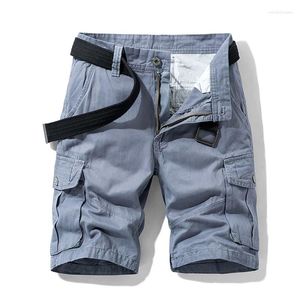 Männer Shorts 2023 Sommer Baggy Multi Pocket Military Cargo Baumwolle Hosen Mode Herren Taktische Streetwear