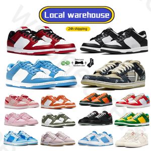 running shoes Basketball Casual Shoes designer shoes sneakers womens trainers mens shoes White Black Panda Argon Medium Olive Unc Chicago Lost And Found dhgates