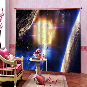 Curtain Modern Creative 3D Living Room Bedroom Window Space Po Design Drapes For Home Decoration