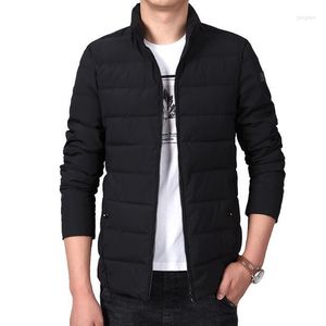 Men's Down XL-7XL Very Good Quality Standing Collar Warm Winter Jackets Men Parkas Plus Size Red Cotton Coat 2023 Korean Man