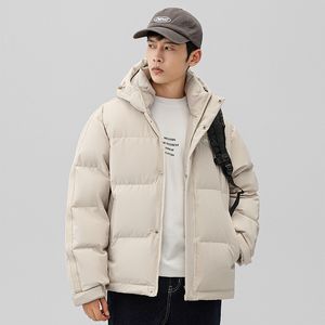 Inverno com capuz para baixo parkas jaquetas homens mulheres streetwear jaqueta espessada topos ao ar livre casais roupas casaco outerwear jaqueta puffer quente solto casual casacos esportivos