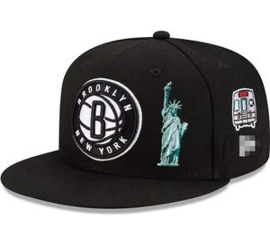Brooklyn''Nets''ball Caps 2023-24 unisex baseball cap snapback hatt finaler mästare omklädningsrum 9fifty sun hatt broderi vår sommar mössa grossist beanies a6