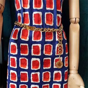 Gürtel 110 Designer Vintage Gürtel Gold Rot Leder Seil Kette für Frauen Brief Kleid Bund Kupfer Einstellbar Dame Hohe Qualit