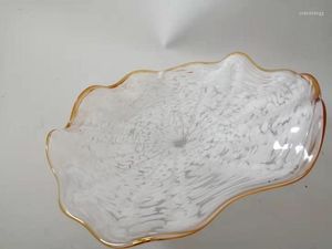 Lampy ścienne Dale Art Glown Glass Platter Arts Większość ręcznie robionych płyt