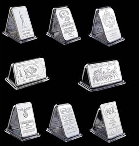 1 Oz Silver Series Bullion Bar Buffalo Totem Craft Freedom Torch Goddess Divisible Johnson Matthey Towne Prospector3754127