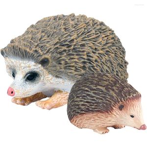 Garden Decorations Hedgehog Model Sculpture Cartoon Sculptures Statue Prorning liten prydnadsdekor