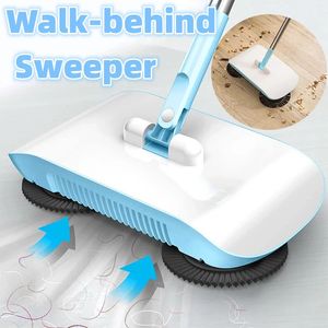 Hand Push Sweepers Broom Robot Vacuum Cleaner Mop Floor Home Kitchen Sweeper Sweeping Machine Magic Household Lazy Cleaning Tool ghcvt 231108