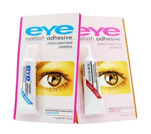 Epack eye lash cola preto branco maquiagem adesivo à prova dwaterproof água cílios postiços adesivos cola branco e preto disponível9942677