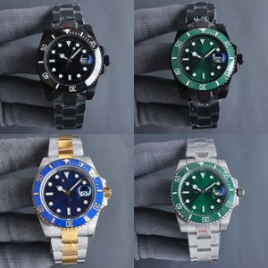 Luxury men's watch 40MM designer watch green dial black strap automatic watch mobile phone watch 904L stainless steel diving watch factory gift watch montre de luxe