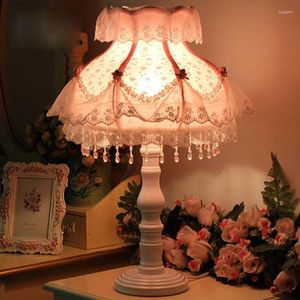 Table Lamps For Bedroom Lamp Bedside Girl Romantic Warm Gift Bed Room Decor