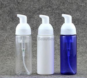 Bottiglie di stoccaggio 500 pz/lotto 40 ml 50 ml Schiuma Bottiglia Trasparente Bianco Blu Dispenser Vuoto Riutilizzabile Schiuma Make Up Mousse