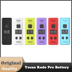 Yocan Kodo Pro 510 Мод батареи Встроенный аккумулятор емкостью 400 мАч Тип-C 510 Thread Предварительный нагрев 10 с Электронная сигаретаИспаритель с OLED-дисплеем