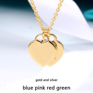 10mm Gold Heart Pendant Necklaces Women Stainless Steel Fashion Charm Chains Necklace Jewellery Valentine Gifts for Woman Accessory Luxury Designer 59358