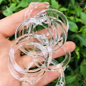 Chandelier Crystal 40mm 82pcs Clear Circle Prisms Chic Beads Lamp Suncatchers Ring Hanging For Wedding Home Decoration