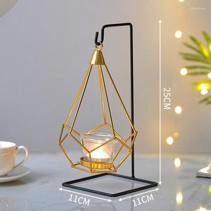 Candle Holders Three Dimensional Sway Candlestick Double Hanger Model Sense Atmosphere Hanging Devise Romantic Table Candleholder