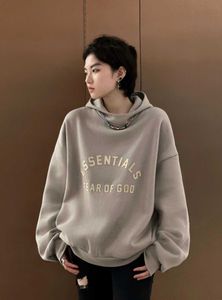 2023 nova marca de moda masculina e feminina Essentialsweatshirt Temporada 8 Primavera Outono Moda Inverno Suéter Curvo de Pelúcia para {categoria}