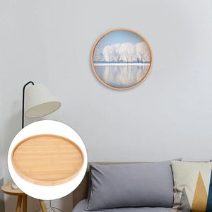 Frames Picture Frame Wood Decorative Po Display Wooden Painting Tool Delicate Sturdy Office Tires Interior