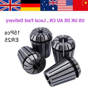 FreeShipping 15pcs/lot outil de coupe pour tour faiseuse 2mm-16mm er25 spring collet مجموعة لآلة نقش طحن CNC للمخرطة c eshs