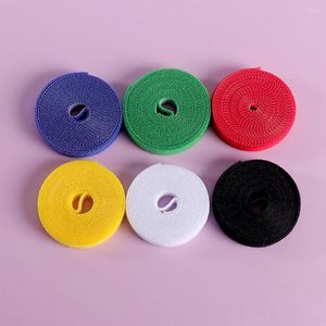 Garden Decorations 7 Pcs Cord Wrap Black Tape Nylon Ties Gardening Wire White Out Simple Cable Fixing