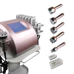 Hot sale 6 in 1 lipo laser RF cavitation body vacuum cavitation system shaping slimming beauty machine