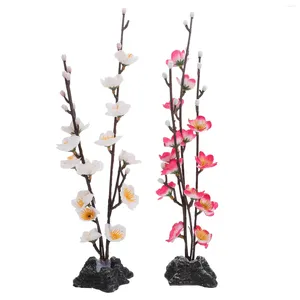 Декоративные цветы, 2 шт., украшение для суши, поддельная тарелка, изысканный пластиковый орнамент
