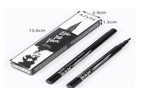 12PCS Makeup Eyeliner Ołówek oka czarny makijaż płynny oko wkładnia wodoodporna czarna maquiagem długość 3511857