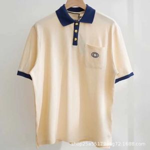 Nuovo set di abbigliamento sportivo da uomo e da donna del designer di lusso Camicia Versione corretta di T-shirt stella stesso stile a maniche corte piccola camicia Zhangzi Polo