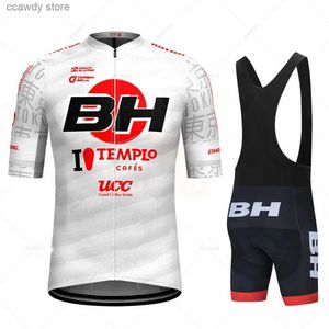 Herrspårsräder cx bh tp cafes ucc tokyo cykling tröja set sommar race cykelkläder kort ropa ciclismo utomhus ridning cykel uniform t231109