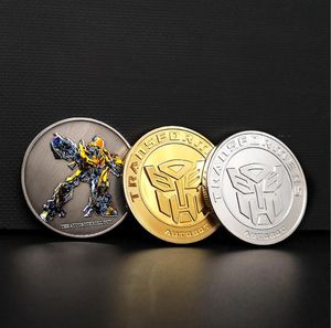 Artes e artesanato Optimus Prime Megatron Gold Coin