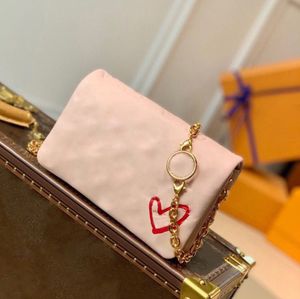 Designerska torba klapa luksusowa torba łańcuchowa torba na torbę na ramię w wysokości 20 cm na najwyższym poziomie replikacji torba wieczorna z pudełkiem WL050