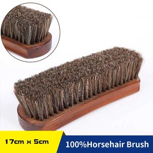 Cleaning Brushes Horsehair Shoe Brush Hand Scrubbing Brush Horse Hair Brushes Polishing Tool Shine Polish Cleaner for Shoes Boots Sofa Car Seat 231109