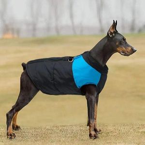 Abbigliamento per cani Giacca invernale calda con gilet S-7XL Abbigliamento per animali domestici per cani di piccola taglia media Doberman Pastore tedesco Levriero Animali domestici Abbigliamento Cappotto