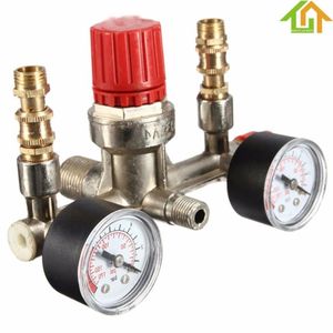 Freeshipping Adjustable 175PSI Air Compressor Pressure Control Switch Air Regulator and Press Gauges Bocfl