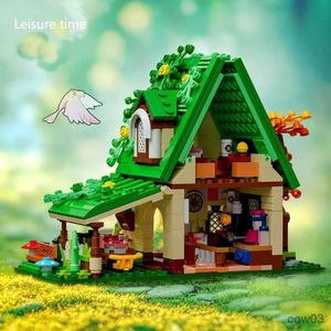 Bloki 546-547pcs Święta Dream Windmill Builds Building Dom DIY DOUSE NEWYEAR HALLOWEEN DECICDACJA DECICJA