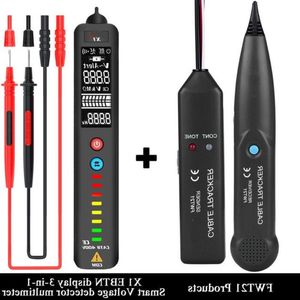 FreeShipping Cable Tracker Tester Professional Line LAN detector Telephone Wire Tracer Breakpoint location with AVD06 Voltage Detector Dukab