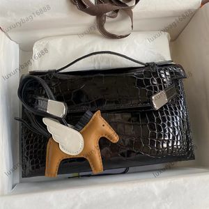 Bolsas de marca de luxo mini sacola geração embreagem designer mulheres bolsa sacos de noite crocodilo importado couro genuíno artesanal saco de festa de presente de natal 12