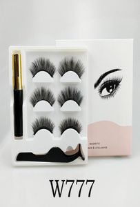 Falsche Wimpern Whole Magnetic Vendor Natürliche Wimpern mit hochwertigem Eyeliner und Pinzette8840609