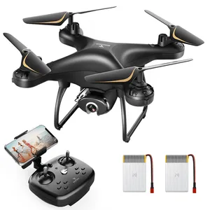 SP650 Drones with 2K Camera for Adults 2 Batteries Offer 24 Mins Flight Time Black