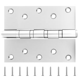 Cerniere per porte in acciaio inossidabile, hardware resistente per porte bifold interne cerniera silenziosa per armadio da cucina, armadio, cancello, scatola di immagazzinaggio per mobili in legno, miglioramento della casa