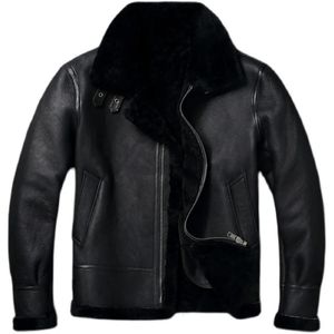 Jaquetas masculinas Natural Pele de Carneiro Shearling Grosso Homens Quentes Casaco de Inverno Casacos Mens Genuíno Jaqueta de Couro Masculino Roupas 231108