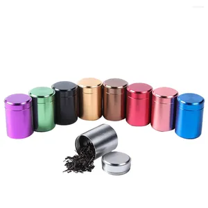 Storage Bottles Canisters Tea Coffee Sugar Kitchen Tool Pots Air Tight Design Stainless Steel Finish Easy To Clean Containers Tins