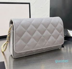 Designerka torba na ramię Crossbody oryginalny skórzany portfel z torbą torebki metalowa luksus cielęcy