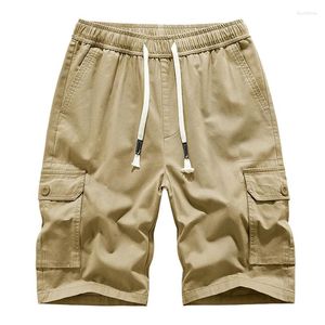 Shorts masculinos moda 2023 europeu e americano carga puro algodão calças casuais esportes capris jogging roupas esportivas