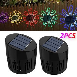 Solar Wall Lights Solar Fence Light 2Pack Deck Światło Słoneczne Słoneczne Słoneczne Światło Wodoodporne na ogród podwórko na patio Schody Schody Dcor Q231109