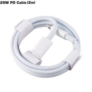 Кабель PD, 2 м, 20 Вт, кабель USB C, зарядное устройство, шнур для быстрой зарядки