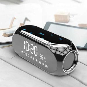 Computer Speakers Multifunction Home Desktop Clocks Wireless Bluetooth Speaker Mobile Computer Alarm Clock Digital Radio Receiver Mini Alarm Clock YQ231103