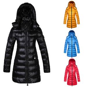 デザイナー冬用ジャケットパフジャケット女性ウィンターコートスリムと濃い暖かい風器長い女性冬の新しいサイズ