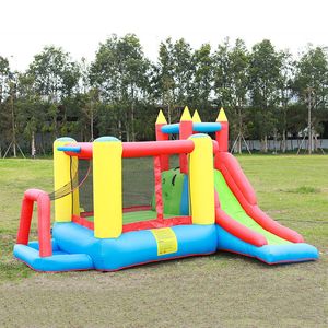 Inflatable Playground For Sale Bouncer Jumper Castle Ball Pit Basketball Hoop Indoor Bounce House Slide Jumping Bouncy for Kids Outdoor Play Fun Birthday Gifts Toys