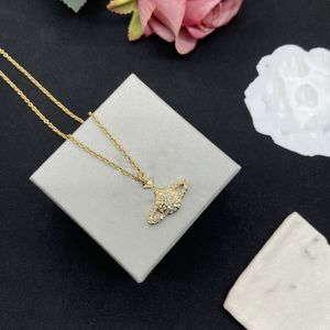 Designer Marke Anhänger Halsketten Luxus Damen Modeschmuck Saturn Chokers Metall Perlenkette Halskette Cjeweler Frau 0k